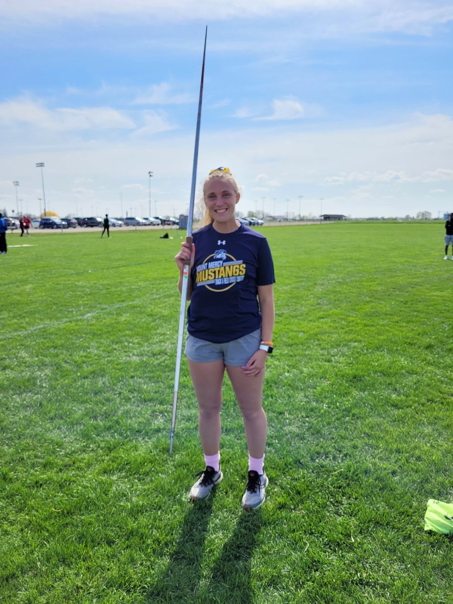 MMUTFXC's tweet photo. CONFERENCE CHAMP!!

Abby Hill starts things off for us on day 1, taking the conference title in the jav with a throw of 38.02m! https://t.co/3FBKu4KqkX