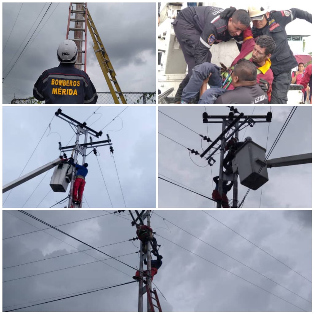 notireporteros's tweet image. Grave  hombre electrocutado cuando trabajaba en tendido de alta tensión... En El Vigía reporterosdemerida.com.ve/2022/05/grave-…