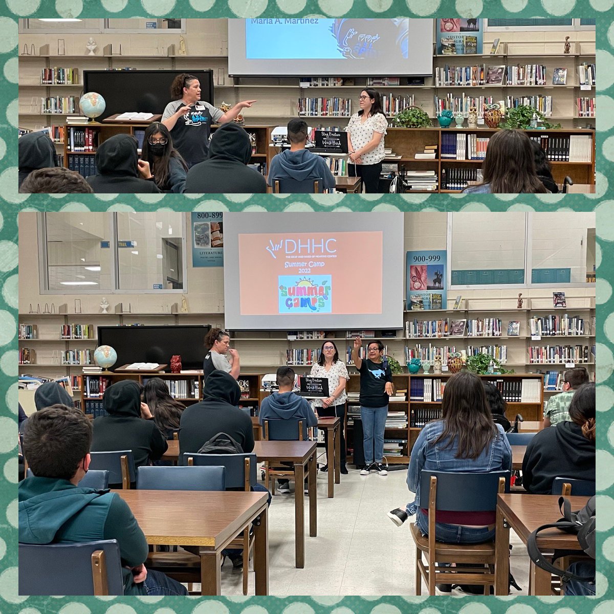 MISDDeafed's tweet photo. Thank you Marla for presenting to our students! #deafed #dhhc @sped_misd @McAllenMemorial https://t.co/5nKx4mVNN6