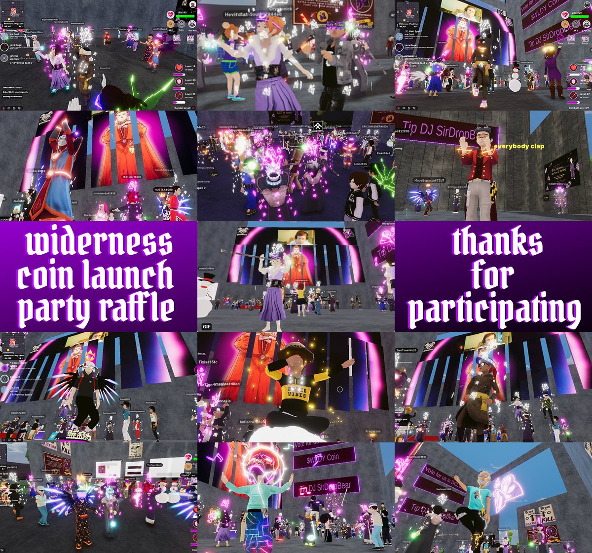 <a href="/wildernessp2e/">Wilderness : Play 2 Earn, Decentraland</a> <a href="/neyyyhaaa/">Ney</a> 1st Place 🧙‍♀️ Snowman Costume: <a href="/jay_kaying/">Jay</a>
2) Gen 1 Magician's Robe: <a href="/Paragon_DCL/">0xParagon</a> <a href="/Vitireum/">Vitireum.base.eth⚡</a> @kurimon_x <a href="/hellfish13/">StefS.ENJ 🧚‍♀️🪞</a>
3) Gen 1 Magician's Crown: <a href="/MaxusCurcu/">DonMaxus.eth</a> @cryptodrako17 <a href="/OkitaCG/">Okita</a> <a href="/Godfather946/">godfather946</a> 
4) Wilderness Aura - White: <a href="/nmkenji/">Kenji ＠仕事募集中 🔜 5/6 生成AIなんでも展示会</a> <a href="/EPICSMASHERTTV/">Epic Smasher</a> <a href="/WasGehtUndSo/">WasGehtUndSo</a> <a href="/criptofreegts/">Criptofreegts</a>