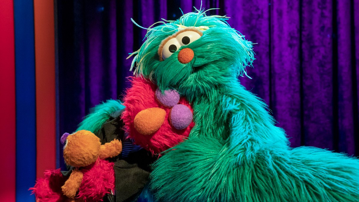 Elmo can't talk right now, it's Elmo's nap time. #NotTooLateShow