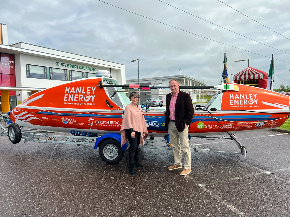 gerard_odonovan's tweet photo. It’s only when you see @shecando2021 25ft boat @mtu_ie you realise what an achievement by Karen to endure 80 days and 3,000 miles solo Atlantic crossing and as she said today to everyone if #shecando then #youcando #inspirational https://t.co/1OYK55tcFu