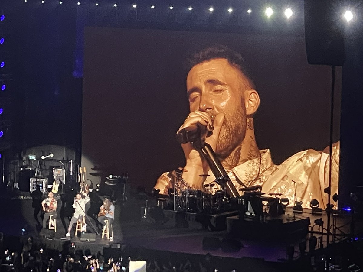MarcyGrossman's tweet photo. “Shabbat Shalom, Adam Levine!” And other things overheard at the Etihad Arena tonight. Gratitude to @zaedmaqbool and the “Canadian Mafia” @LiveNationME for the awesome event. Live music!!! https://t.co/8vRNObb8xP
