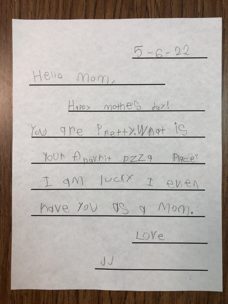 HelloMrBenoit's tweet photo. A couple Mother’s Day letters. Enjoy! https://t.co/Q58WyWBCVE