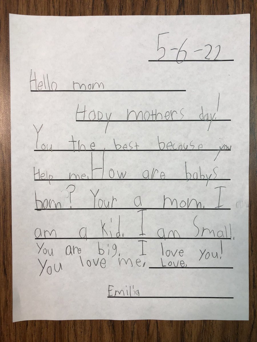 HelloMrBenoit's tweet photo. A couple Mother’s Day letters. Enjoy! https://t.co/Q58WyWBCVE