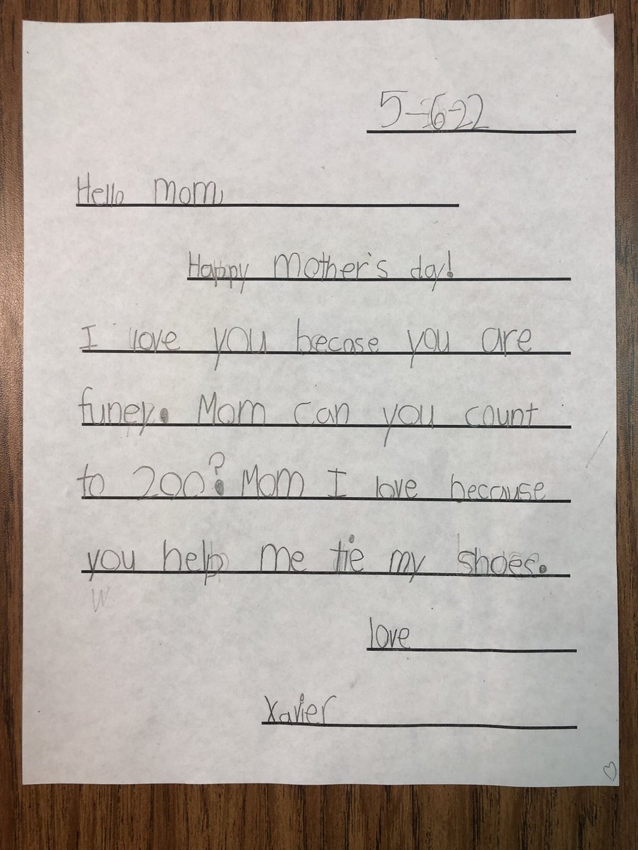 HelloMrBenoit's tweet photo. A couple Mother’s Day letters. Enjoy! https://t.co/Q58WyWBCVE