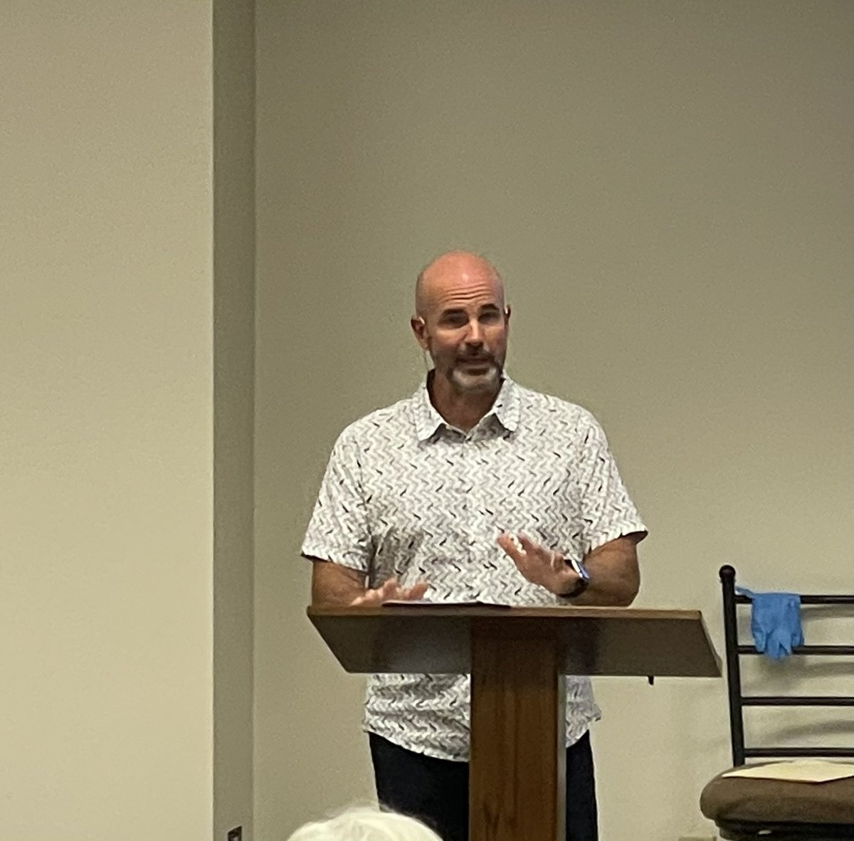 AlphaPregnancyC's tweet photo. Glad to have Pastor @PaulGotthardt speak about sharing the gospel at our annual team meeting for the team from our 5 centers. Thanks @SherwoodChurch and the many other churches that support us faithfully each month. @Missions_SBC @David_GSmith https://t.co/MfzeSJGBDG