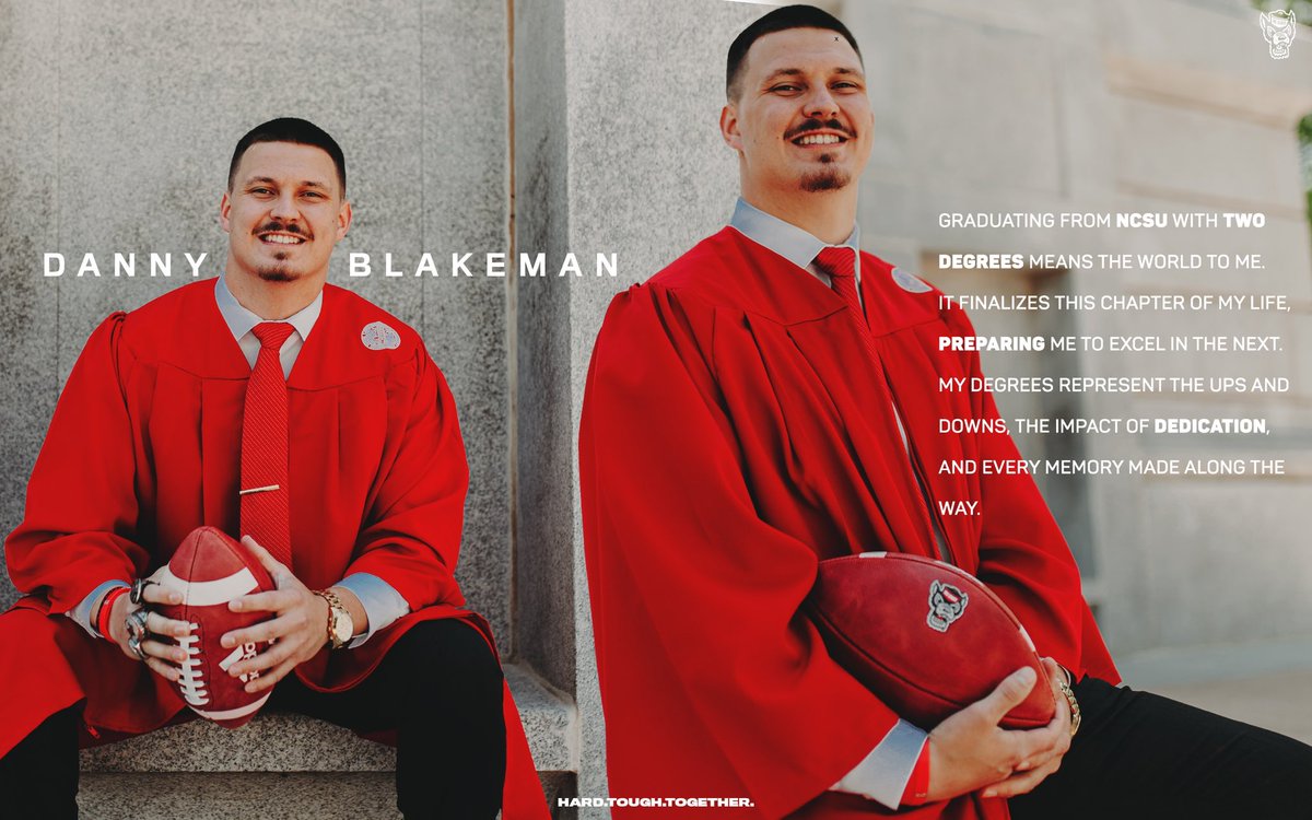 PackFootball's tweet photo. Proud of you, Danny! 🎓

#1Pack1Goal https://t.co/vFbDxErhVc