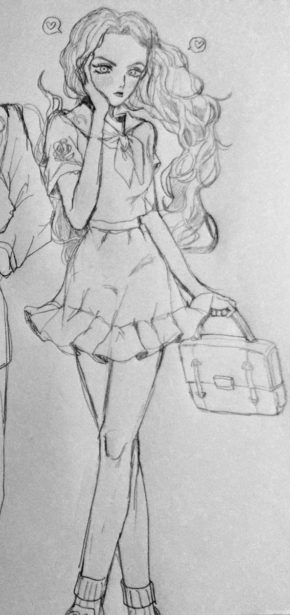 顔のサイズ小さく描くと絵うまくなるな〜っていう発見をしながら描いた絵
ミスタ みるき ぽこピー 山岸由花子 