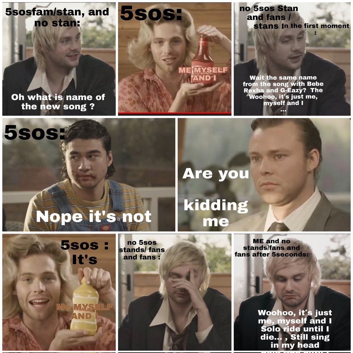 Micky7412's tweet photo. It's Me Myself and I .
I'm so sorry but Pahahahah 😂🤣🤣🤣 I love the meme what I made . I'm really sorry again but yeah it's funny and I hope you like it and can laugh about it too 😂🤣🤣😂😂😂 @5SOS #5SOS #5sosmeme #MeMyselfAndI5sos https://t.co/FcbiZLOgyn
