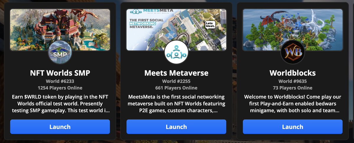world_blocks's tweet photo. Over two hours in to our #Skyblock launch and we are nearly hitting our current max capacity of 80 consecutive players, and solidly in the #3 spot on the @nftworldsNFT launcher. Might have to scale up already 🤔
#Minecraft #P2Egaming #P2EGame #GameFi #Worldblocks https://t.co/0aIFt6krlD