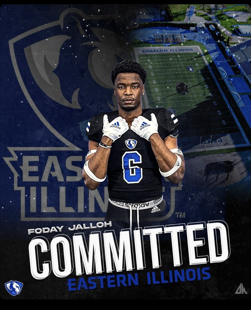 I would like to thank God for continuing to bless me and open new doors! I am grateful and honored to announce that I am committed to Eastern Illinois University!! #Lastride #Limitless