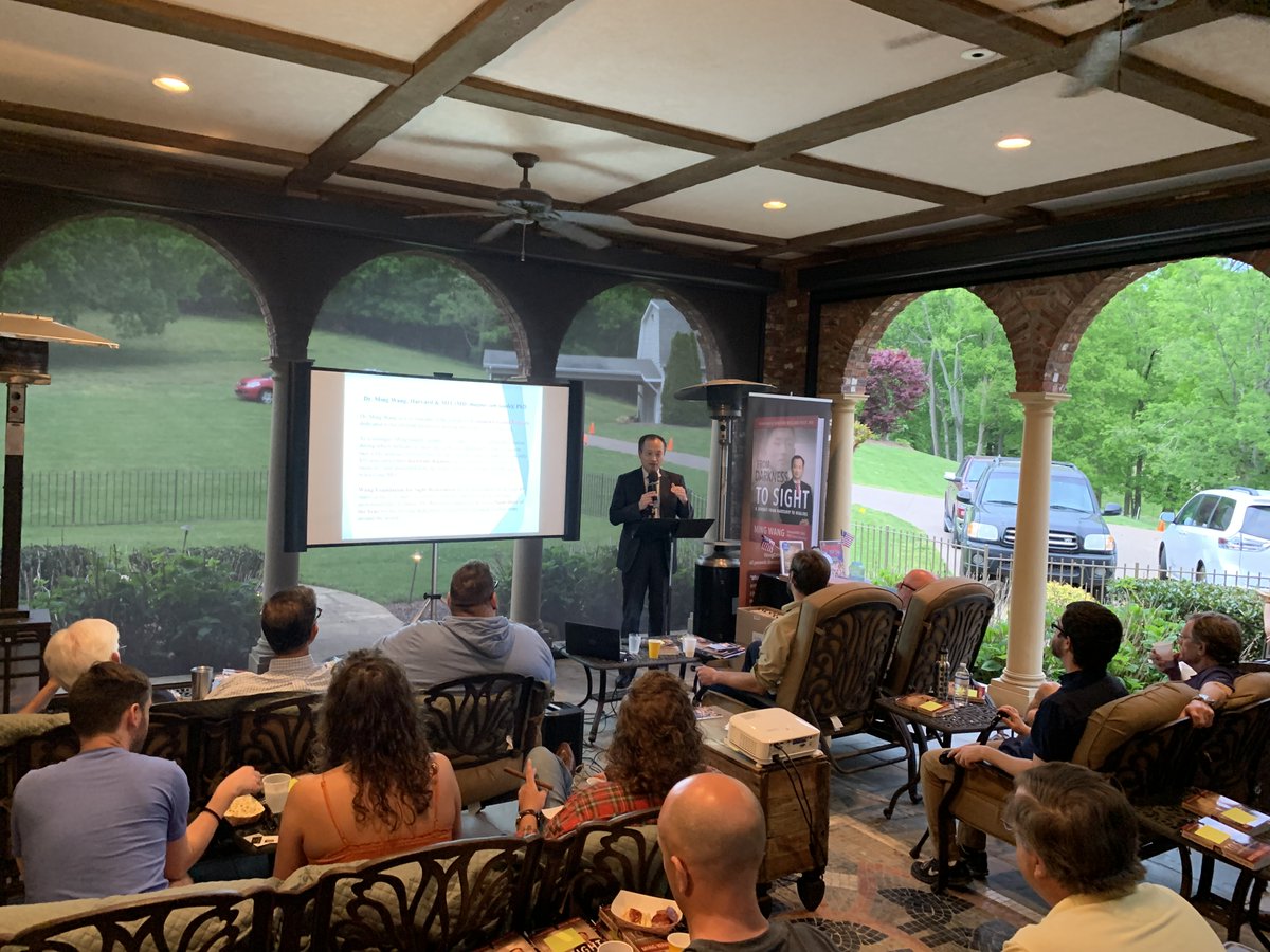 DrMingWang's tweet photo. Dr. Ming Wang, Harvard &amp; MIT (MD); PhD (laser physics) did his Appreciating Freedom in America by Finding Common Ground Talk on Mon, 5/2/22 to Tom Singleton's Middle Tennessee Christian Discussion Group! https://t.co/piW0VYSrR9 https://t.co/HUxevSdA3c