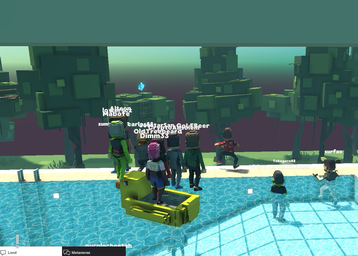 KevnRennenberg's tweet photo. @TheSandboxGame Sure is crowded here. Are there no Lifeguard NFT's? As far as I know I can't swim yet :) @TheSandboxGame https://t.co/OL9Qk5QdzC