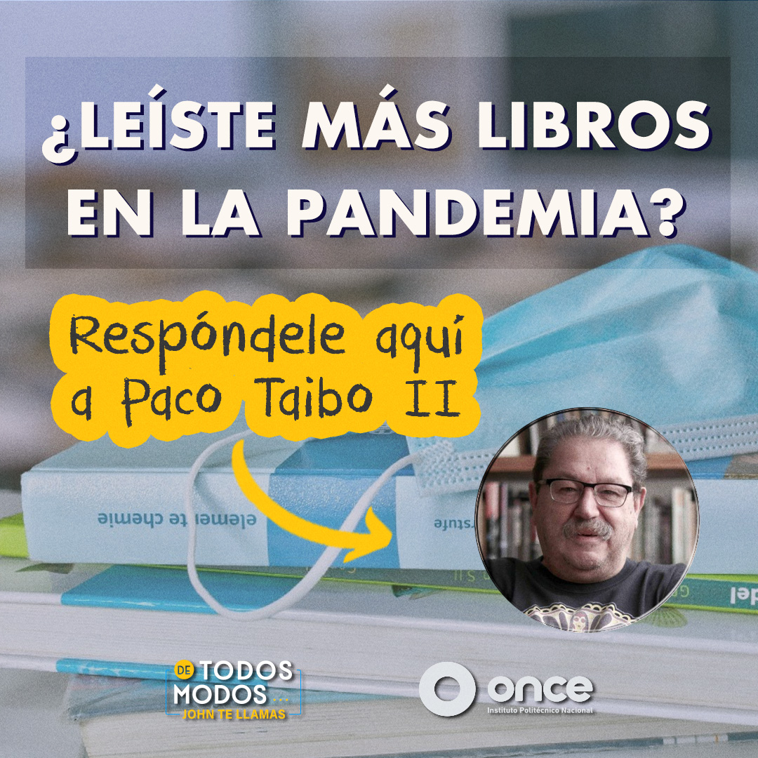DeTodos_Modos's tweet photo. A algunos el encierro les sirvió para ponerse a leer 📚👀 ¿Y a ti?
Cuéntaselo a @Taibo2 en los comentarios 💬 porque él será nuestro invitado hoy en #DeTodosModos 📺
Nos vemos a las 22H en @CanalOnceTV 😉 https://t.co/67DMG6ubu0