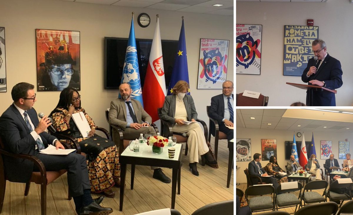 PLinUN's tweet photo. .@PLinUN🇵🇱 is proud to co-host, along with @EUatUN 🇪🇺, a side event on providing access to education in conflict situations. Ensuring the continuation of education for all children affected by war is critical to #PreventingLostGenerations.
Many thanks to our excellent panelists! https://t.co/E3N8X1ytpp