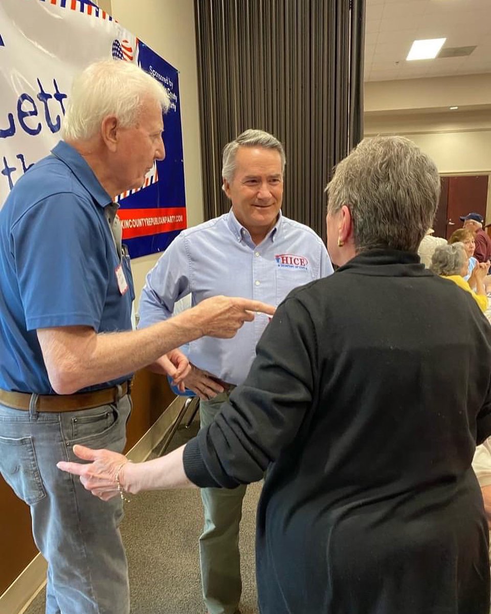 JodyHiceGA's tweet photo. Team Hice had an incredible time with members of the Lumpkin County Republican Party last night! Thank you to Chairwoman Katherine James for inviting us. We were honored to receive the endorsement of State Representative Will Wade! 

Let's #BootBrad and #RenewIntegrity! https://t.co/4jgjPcfjPX