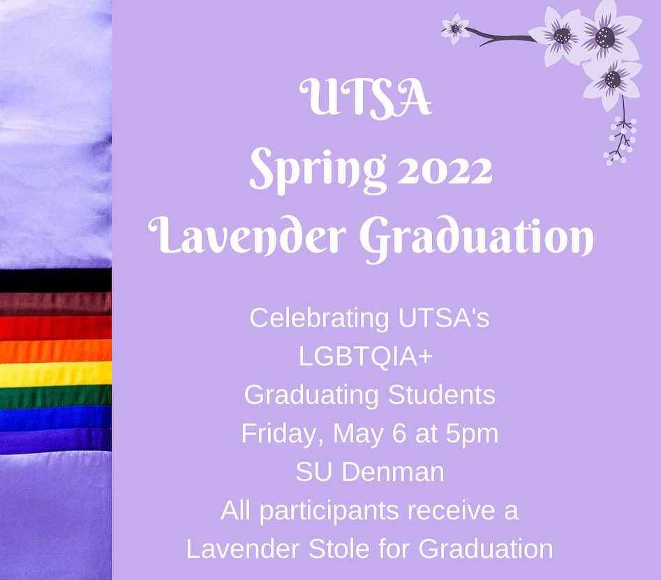 UTSA_MSC's tweet photo. Tonight! We are so proud of our UTSA LGBTQIA+ and Black student graduates!! We canβt wait to celebrate with you!
#LavGrad #Ujima #UTSA #MSCEJ #UTSA22 #UTSA23 #UTSA24 #UTSA25 #UTSA26 #UTSAAlumni @utsadreamers https://t.co/KYOM6Dw3kE