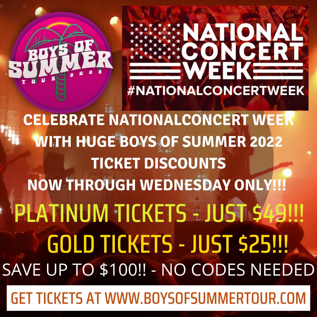 Boys Of Summer Tour tweet media