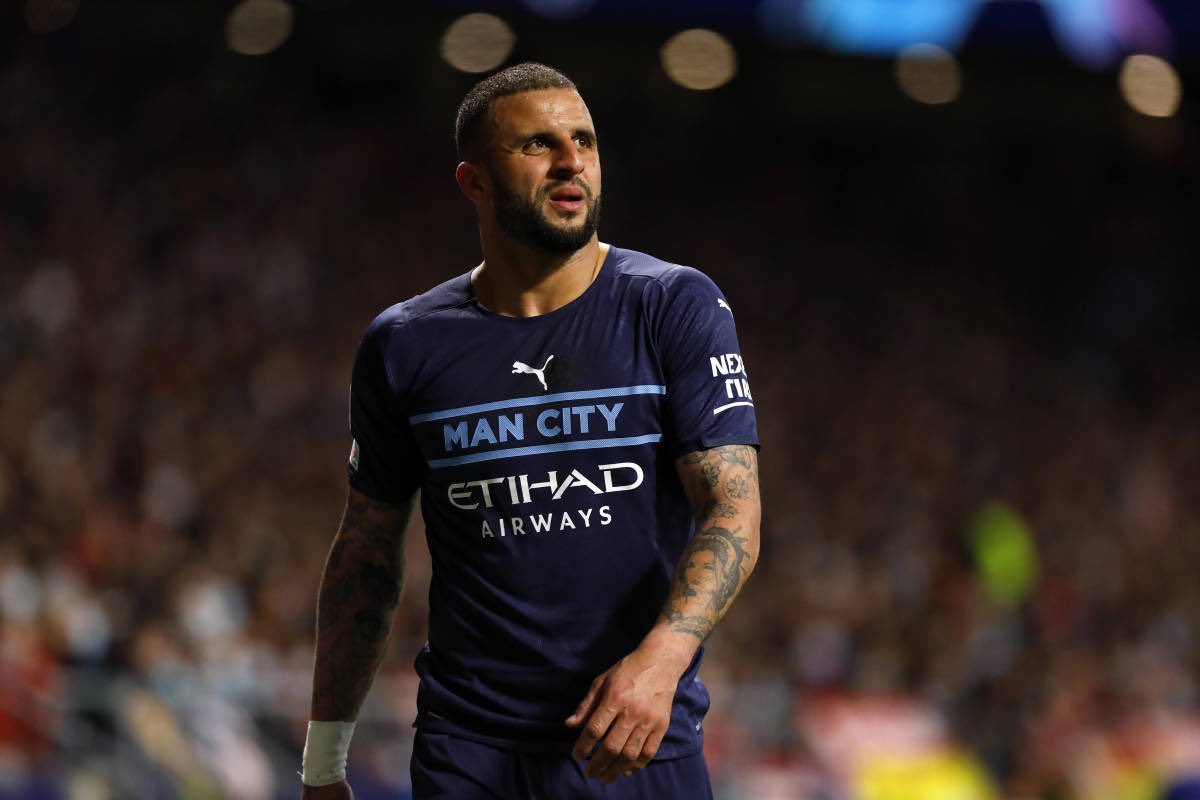 PhilFodenBrasil's tweet photo. As ruas jamais esquecerão a atuação de Kyle Walker contra o Real Madrid.

Voltando de lesão, anulou um dos principais velocistas/dribladores do futebol mundial. Sem ele, sofremos 6 gols em 140 minutos. Com ele, 0 gols em 70. Guerreiro. https://t.co/guqQJ7aTz7