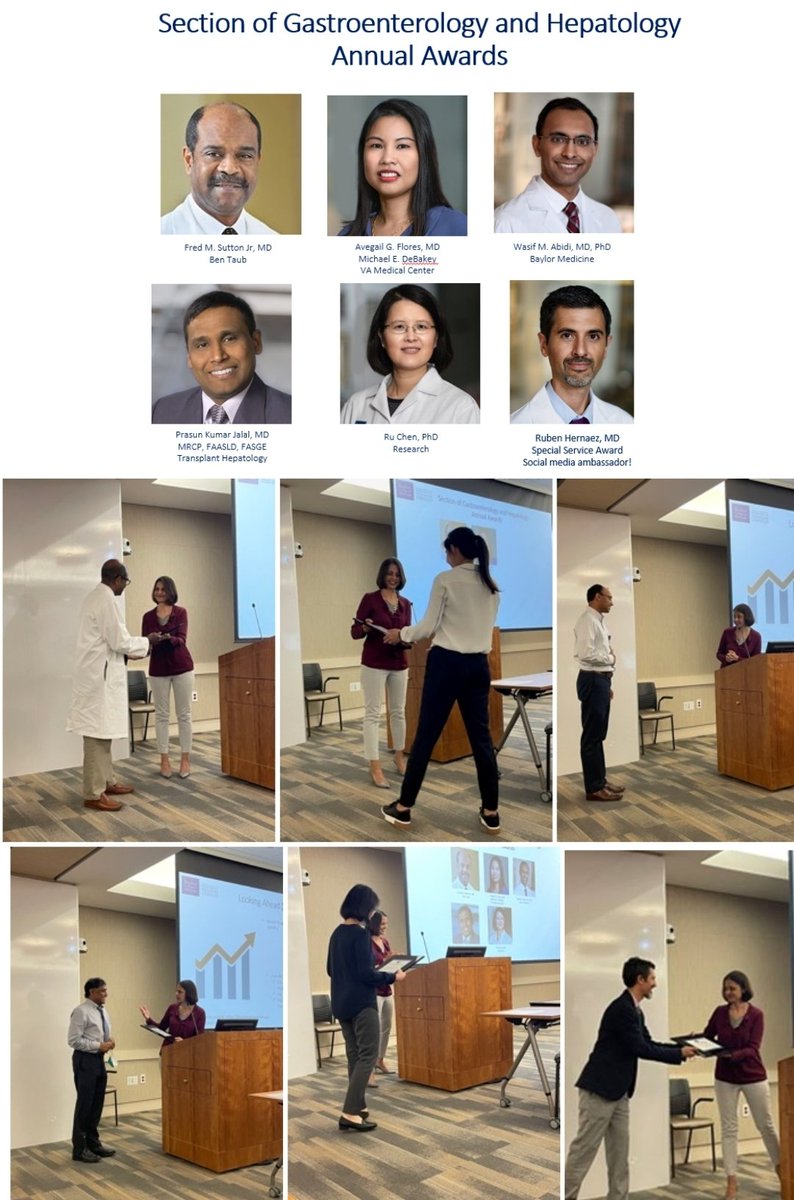 bcm_gihep's tweet photo. All our faculty deserves an award. This year we highlighted some and we celebrate you all @avegailf @WasAbiDoc @JalalPrasun @ruben_hernaez #DrSutton #DrChen congrats friends and keep up the good work https://t.co/hLJtSxsrlb