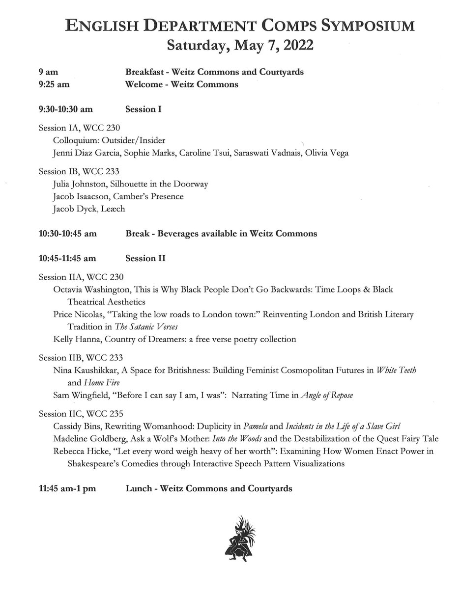 Carleton College English tweet media