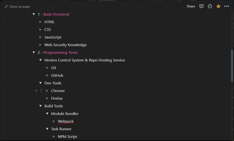 khalloAbdi's tweet photo. Hey, what kind of Roadmap you are using? 
What have you been learning lately?

I took some screenshots from my  [Frontend] Web Development Roadmap.
I am just focusing on the Frontend only now. Any recommendations? I appreciate it if you share your one. https://t.co/Fcsnets6ln
