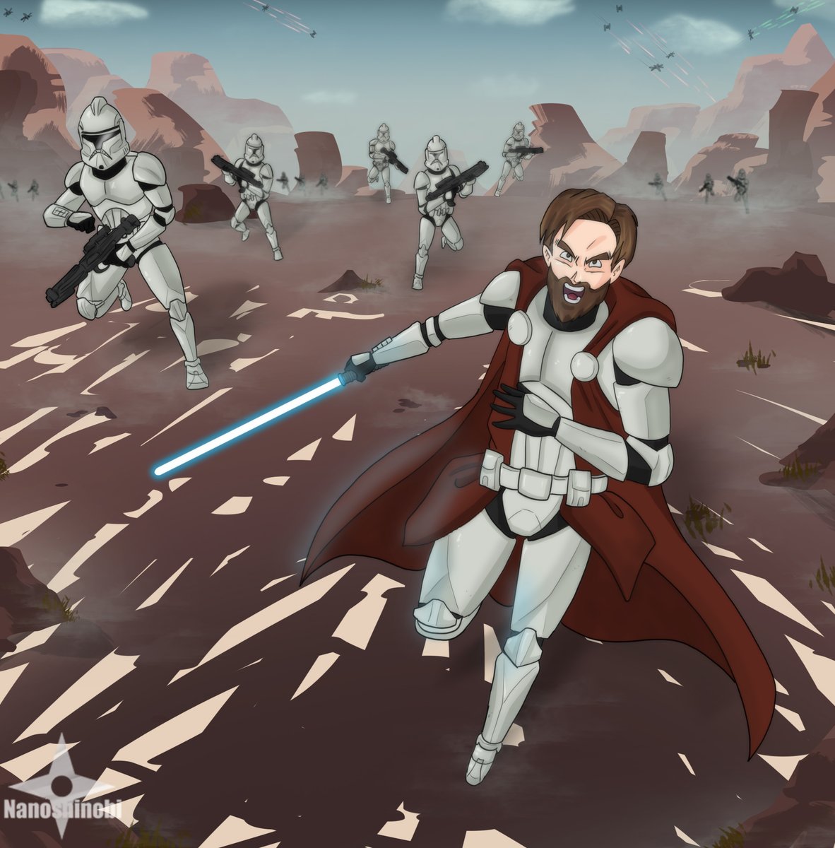 neowolffist's tweet photo. Ilustracion por el dia de Star Wars

Enjoy! 

#StarWarsCelebration  #StarWars  #DragonBall  #ObiWan https://t.co/l73R63YIo1