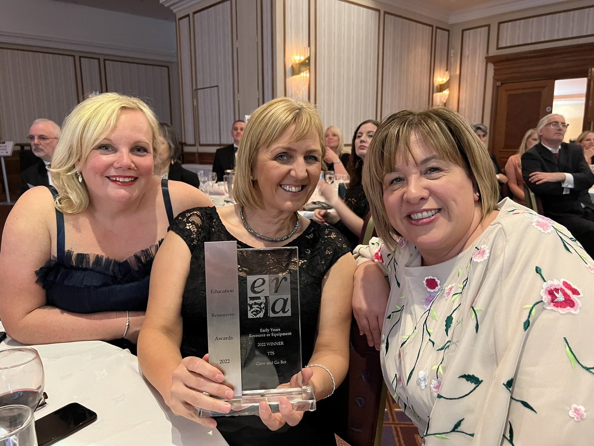 TTSResources's tweet photo. WOW! 🎉 Our Glow and Go Bot has just won the Early Years Resources or Equipment award! We are SO proud! 🏆@besatweet #ERA #ERAAwards #ERAAwards2022 #Education #EarlyYears https://t.co/gYfTJtYsJQ