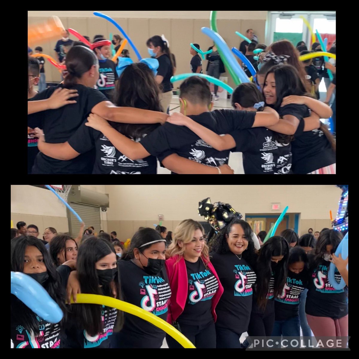MichelleFox956's tweet photo. STAAR rally for our IB scholars! Foundational grades supported 3rd-5th and cheered them on to success. Students are ready to show off their skills next week! #IBscholars #StaarReady #LetsDoThis #Guapango https://t.co/xcPghxMr7K