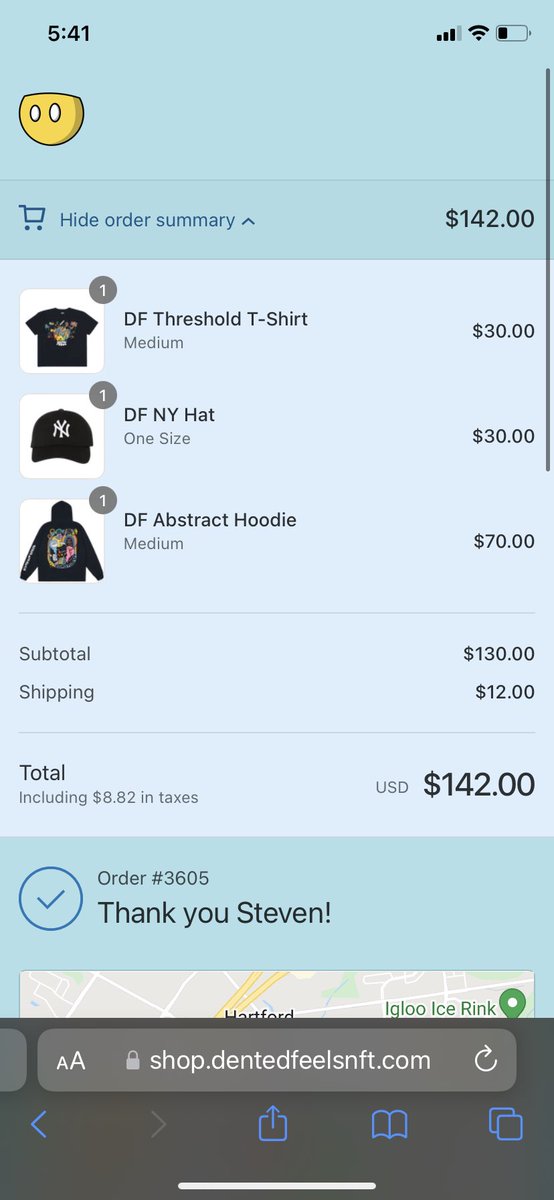 xj9er's tweet photo. Who else got that @DentedFeelsNFT order confirmation?! 🤙🏼 #DentedDrip #FeelGoodFriday #FridayFeels #FeelsFollowFeels #NFTCommumity https://t.co/glp7hp7JV8