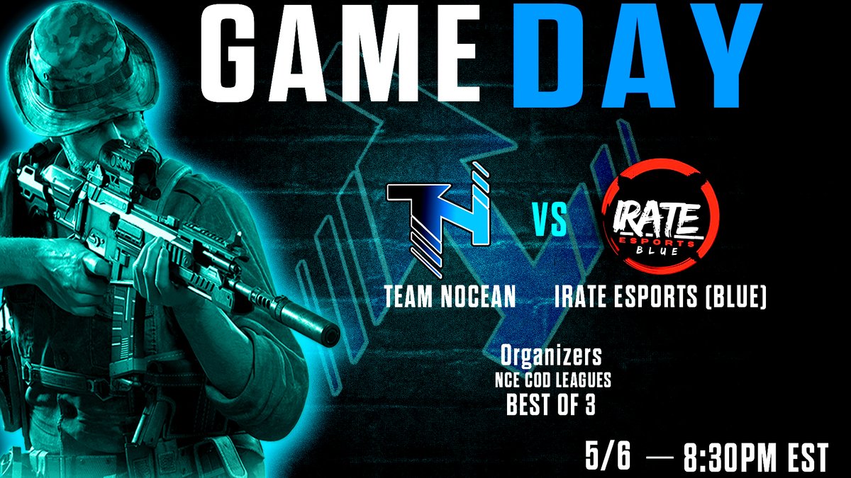 TeamNoceaN's tweet photo. don't miss it Team NoceaN VS @IrateEsportsGGS https://t.co/n9q7jbByRg