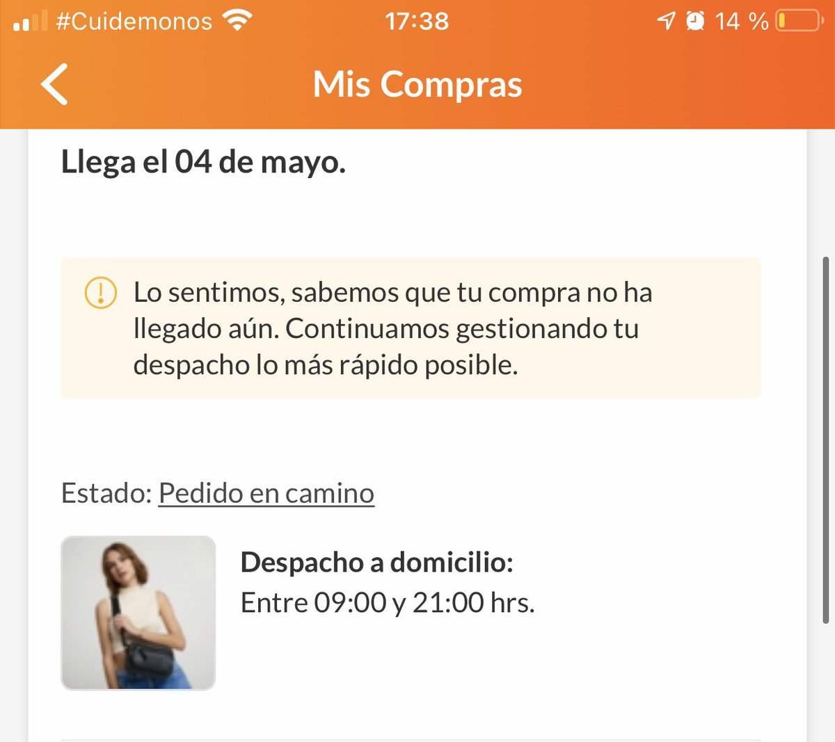Hola <a href="/FalabellaAyuda/">Falabella Ayuda CL</a>, pedido llegaba el 4. Aún no tengo noticias. Llegará o me recomiendan imprimir el mensaje para reemplazar el regalo?.