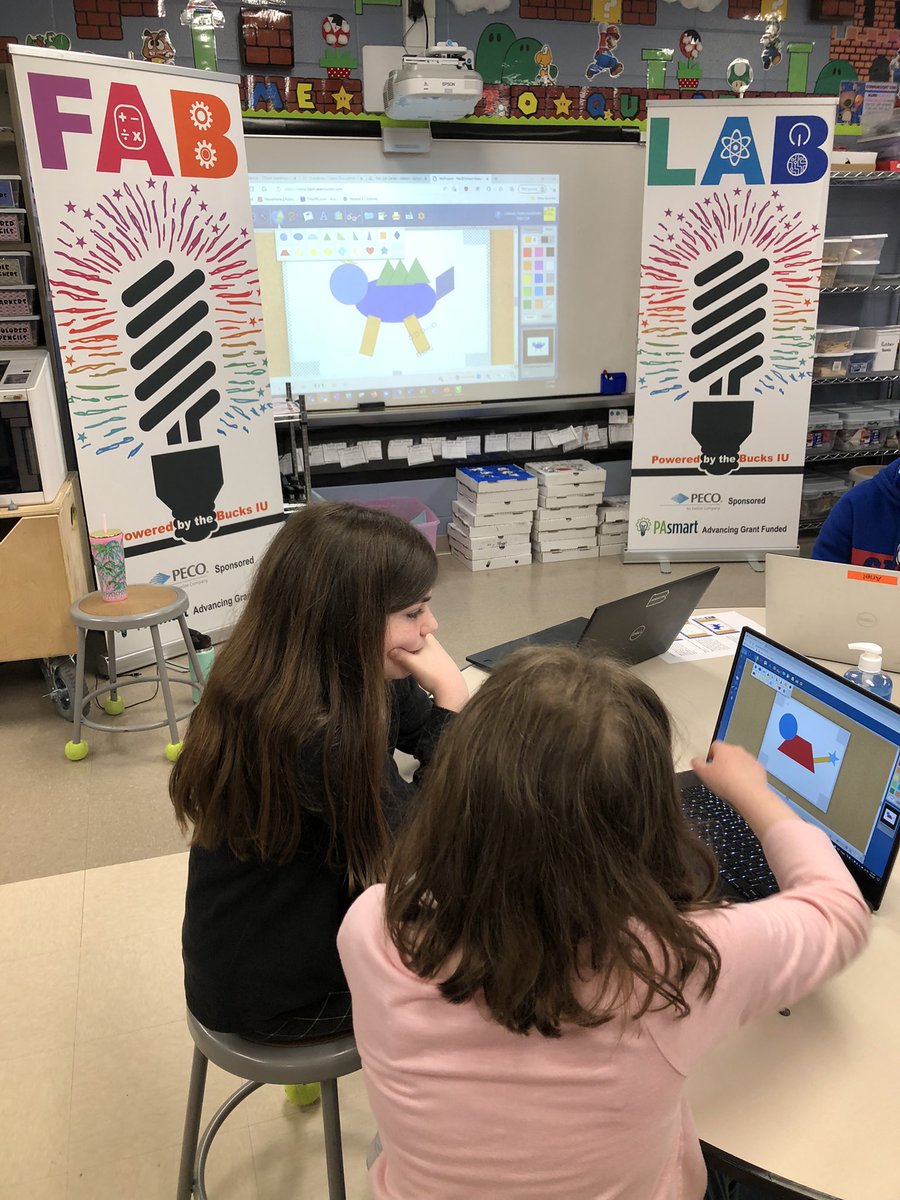 BucksIUSTEAM's tweet image. What a week @CBButlerElem! 2nd graders designed tiles of their family traditions, imported into @CorelDRAW, engraved &amp;amp; cut @EpilogLaser! 5th Graders designed mystery monsters with #FabAtSchool for creative writing activity! A FABulous week!!