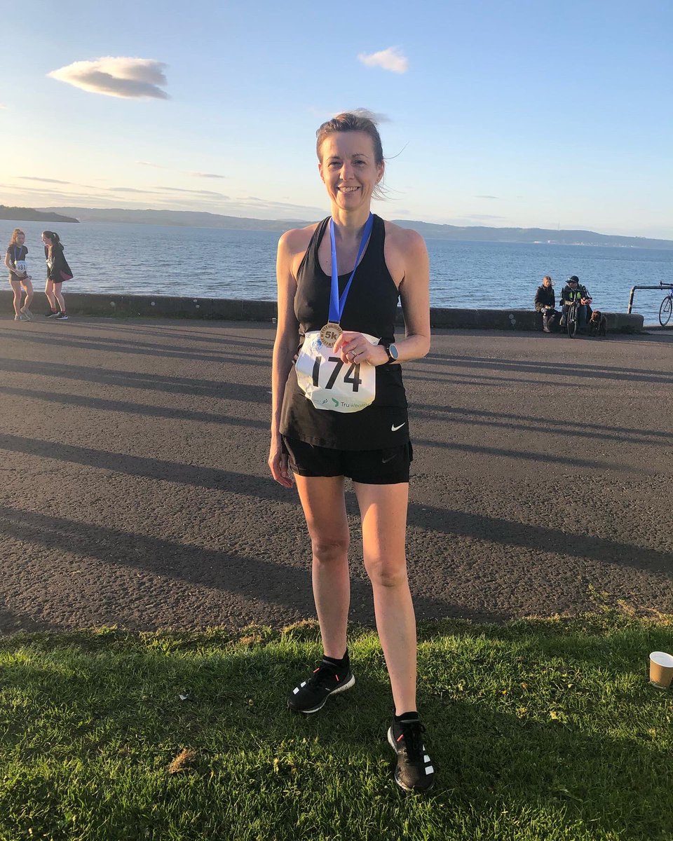 CC05JUN's tweet photo. @scotathletics Sri Chimnoy 5k champs tonight, was dreading it, but I did it!  2.5k where the wind was blowing a hoolie! Managed a 90 second PB on my pre Covid time in 2019!  Obviously there was cake afterwards with the cheer squad 🍩 #running #runningforcake https://t.co/ocq2bvoU1P