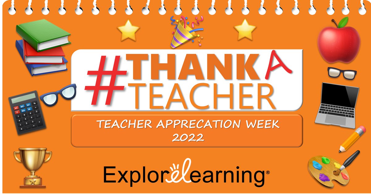As #TeacherAppreciationWeek2022 draws to a close, we at <a href="/ExploreLearning/">ExploreLearning</a> want to take a moment to thank the dedicated education professionals who inspire students every day! #ThankATeacher 👏🏾