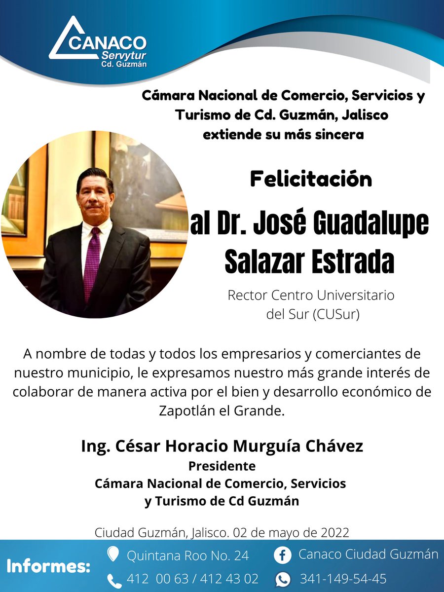 CanacoGuzman's tweet photo. #CanacoGuzmán
#CUSur https://t.co/4U5bl1FngA