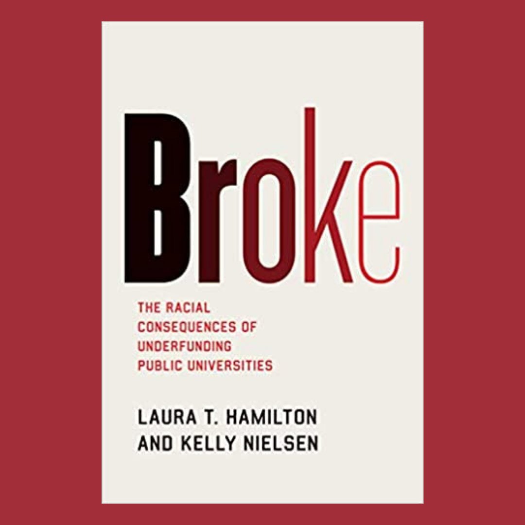 LAReviewofBooks's tweet photo. "Nearly all higher education leaders have accepted the duty to repress the contradiction between neoliberal economics and racial justice." "Broke" exposes the UC system as a textbook example of structural racism, @cnewf writes. https://t.co/LqtIImEgmP https://t.co/ksIaiJeW9y