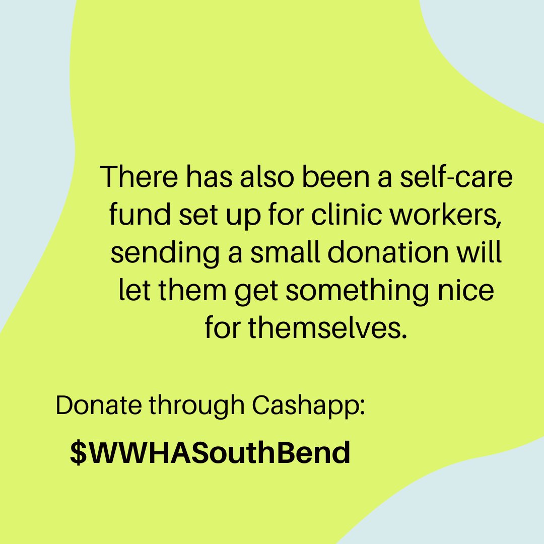 INMutualAid's tweet photo. There are only 7 abortion clinics serving all of Indiana.

Some of our members are working on support for the clinic workers at Whole Women's Health Alliance in South Bend, Indiana.

WWHA clinic workers have been stressed out and exhausted, they need community support! https://t.co/iMycM5EOsn