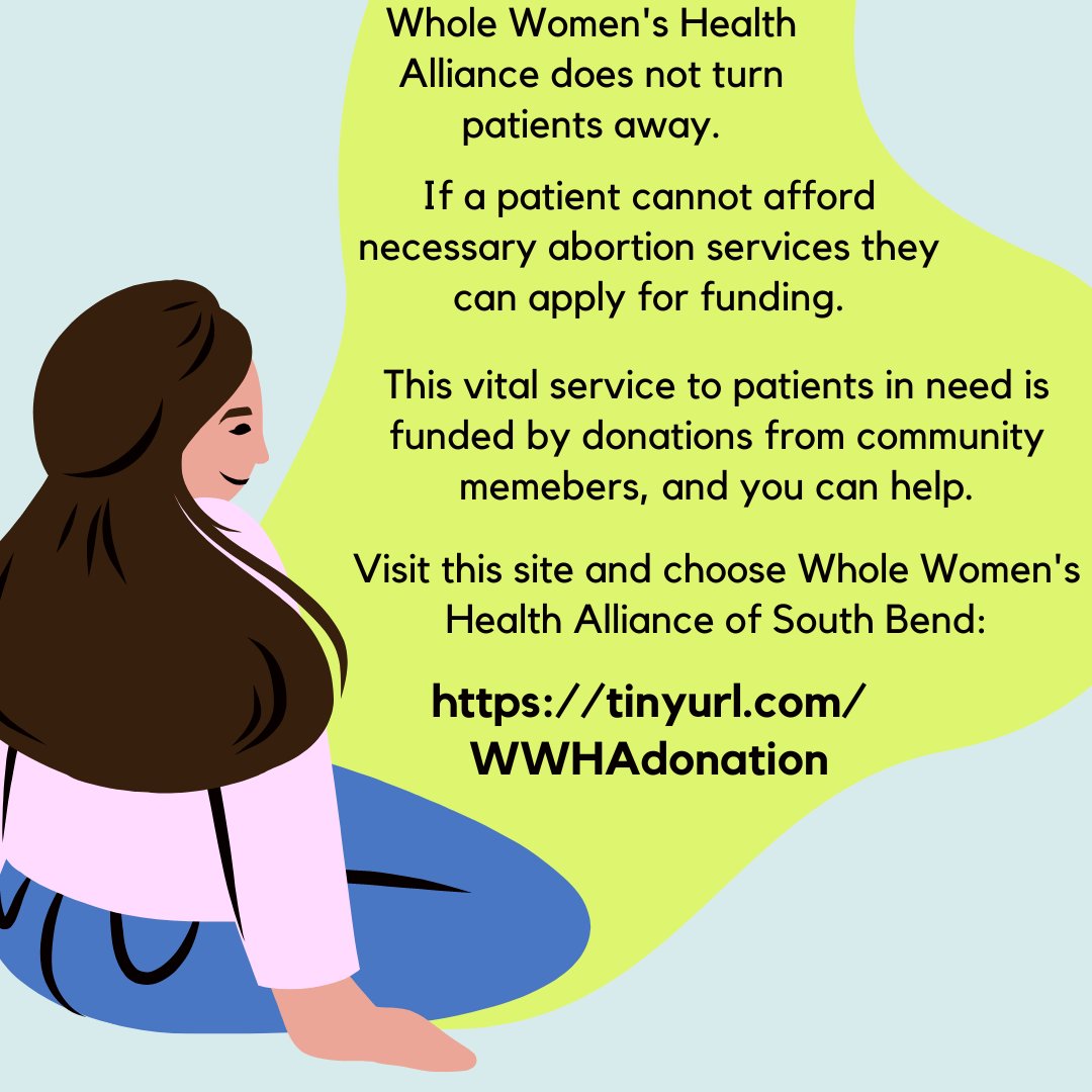 INMutualAid's tweet photo. There are only 7 abortion clinics serving all of Indiana.

Some of our members are working on support for the clinic workers at Whole Women's Health Alliance in South Bend, Indiana.

WWHA clinic workers have been stressed out and exhausted, they need community support! https://t.co/iMycM5EOsn
