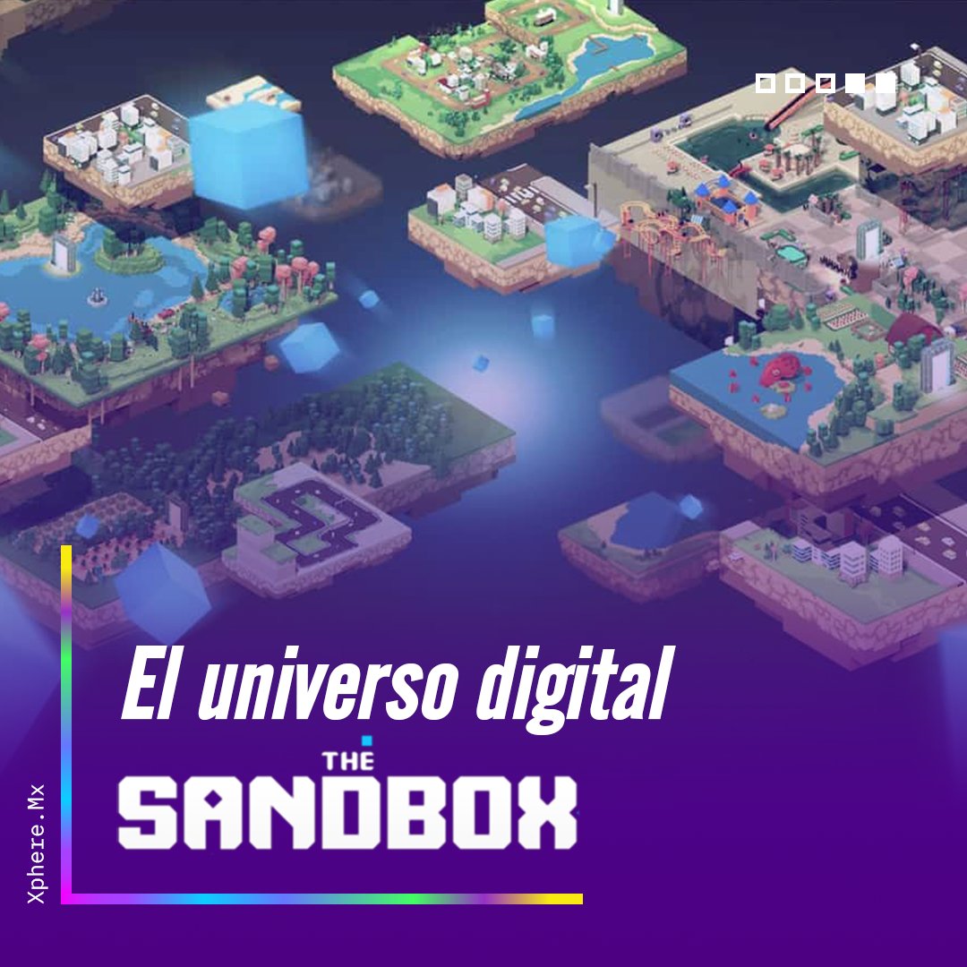 Xphere_mx's tweet photo. The Sandbox es un mundo virtual en el que puedes crear tus personajes, mejorarlos e interactuar con un amplio mundo virtual al puro estilo Minecraft. https://t.co/s9sjzGhUVc