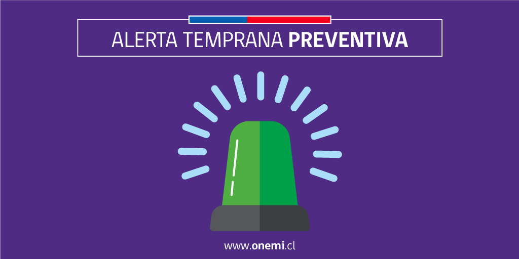Senapred's tweet photo. #ONEMIAntofa Se actualiza #Alerta Temprana Preventiva para la Región de Antofagasta por evento meteorológico. Infórmate en https://t.co/UF5lbzPsA6 https://t.co/vNYF988zwq