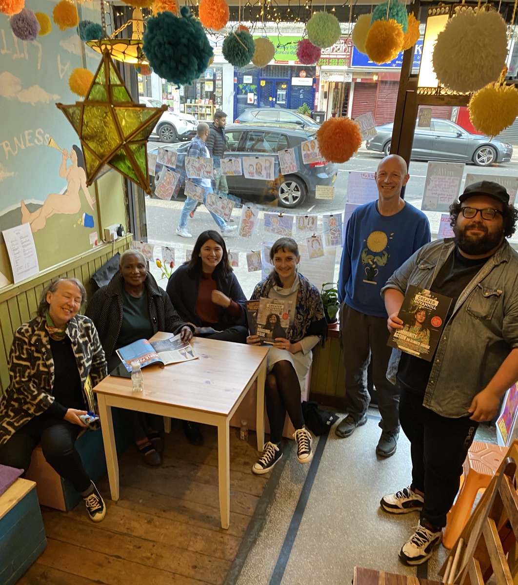 Lovely meeting up with some of our members and contributors at <a href="/MILKcafeglasgow/">MILK Café</a> this evening!