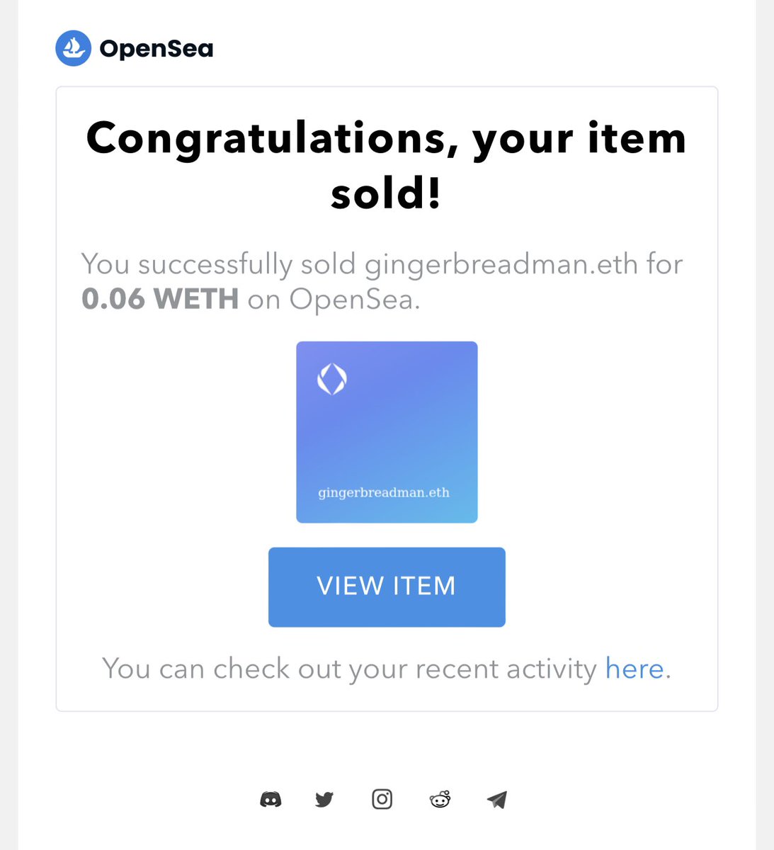 Thanks @rhettarded_ congrats on a 
🔥🔥🔥 #ENS clean and OG there can only be 1 gingerbreadman PEEP MY PAGE FOR MORE STEALS🔥🔥🔥
