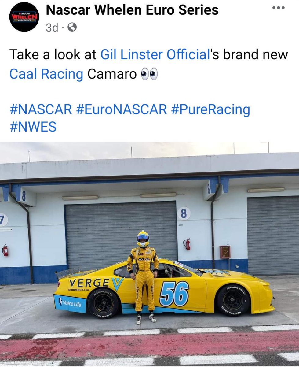 Maybe the very first <a href="/EuroNASCAR/">NASCAR Euro Series</a> to represent a #cryptocurrency for a "full season". Some have sponsored a race, but I don't think any have been represented for a full season.
<a href="/vergecurrency/">VergeCurrency $XVG</a> <a href="/voicelifetech/">Voice Life</a> <a href="/GilLinster/">Gil Linster</a>