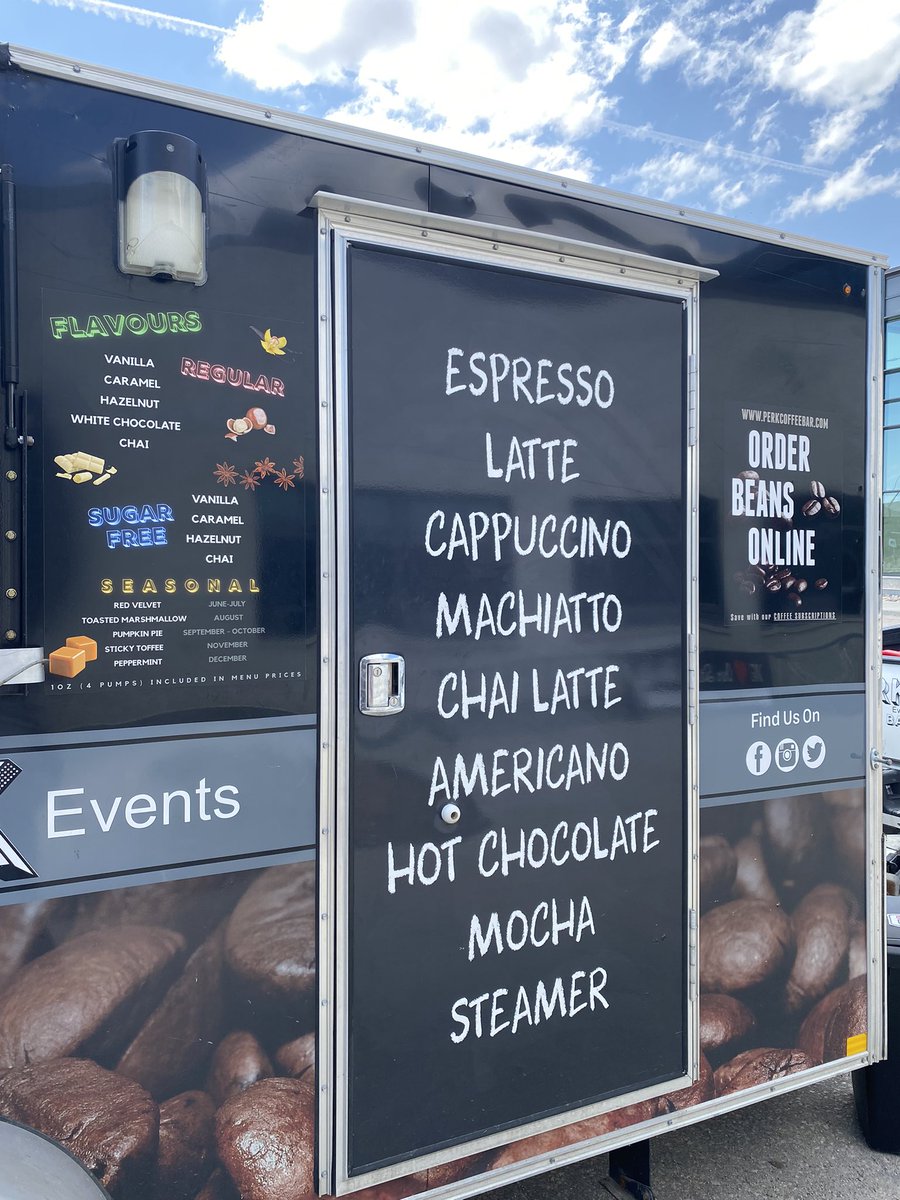 SageCreekPAC's tweet photo. We were so thankful that the weather cooperated for our staff appreciation event today! Thank you to PERK Coffee Bar for coming to treat all the staff during their hard-working PD Day ๐ #SageCreekLRSD #ESCSgenerosity https://t.co/0AgSTwHlnz