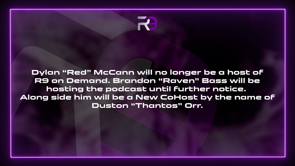 R9 On Demand tweet media