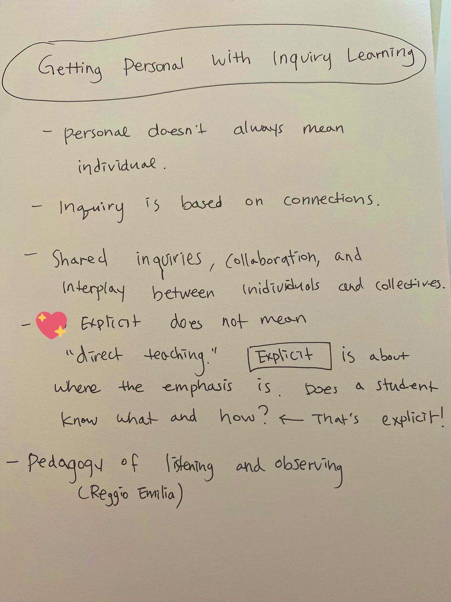 msheatherece83's tweet photo. Insights from @kjinquiry inquiry and personalised learning. https://t.co/B7eyTh6Cvl