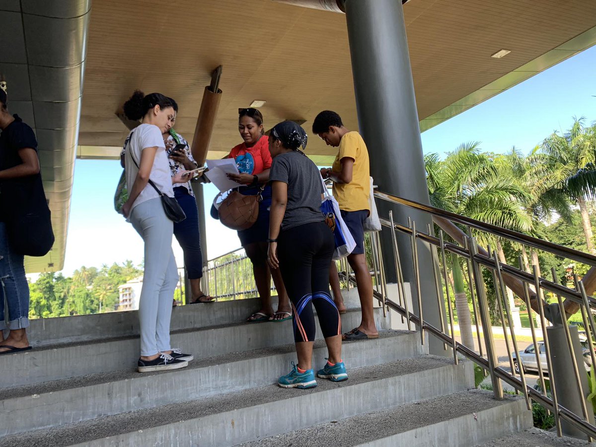 OSMFiji's tweet photo. Happening now!
Our field volunteers are collecting and validating data around Suva CBD.
#osmfiji #hotmicrogrant #fbcommunity #opengrospatial #hotosm https://t.co/9btZuRTFrz