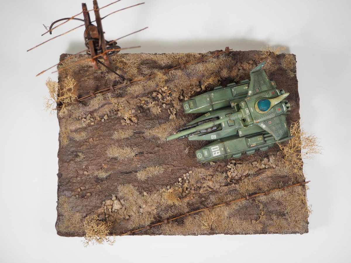 HobbyLifeStudio's tweet photo. Classic 1/144 Magella Attack
"Military War"
Finished!!
See you in AK Thailand First International Model Contest😁
More pictures at my Facebook page
#Gunpla #ガンプラ #Plamo #プラモ #Modelkits #機動戦士ガンダム #MobileSuitGundam #MagellaAttack #Bandai #Diorama #ジオラマ https://t.co/D3t9faljBP